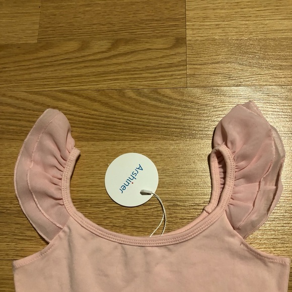 New “Arshiner” pink leotard size 6 with tag - Picture 2 of 5
